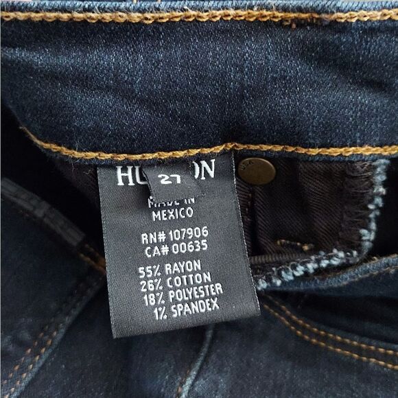 Hudson Nico Midrise Ankle Super Skinny Jeans Size 27 - Picture 6 of 10
